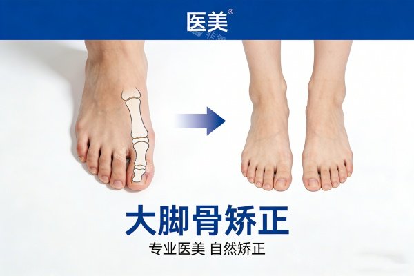 大脚骨矫正前后对比图