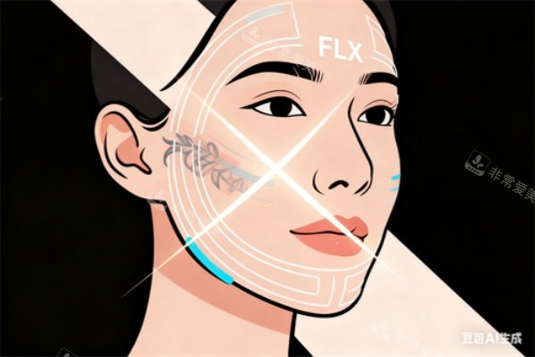 面部状态提升卡通展示图