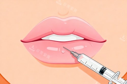 丰唇注射卡通图