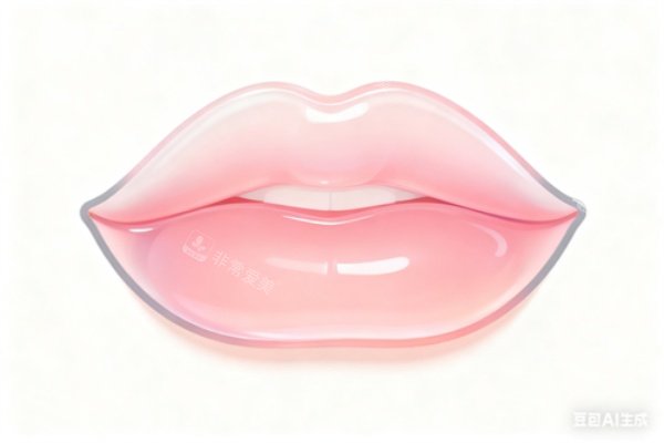 饱满唇部卡通展示图