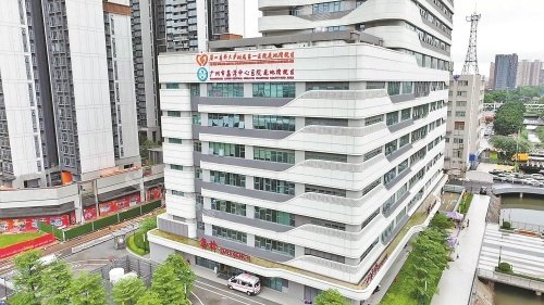 广州市荔湾中心规模示意图