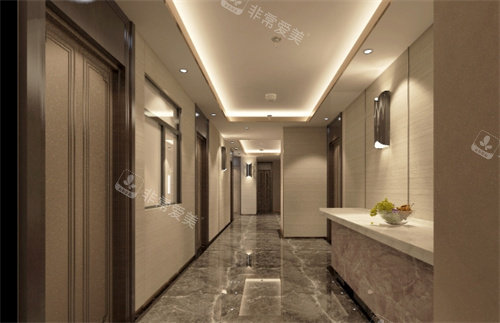 广州军美医疗美容室内走廊