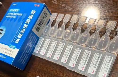 玻璃酸钠滴眼液示意图