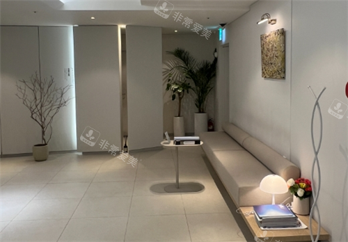 韩国rappoel皮肤科候诊区