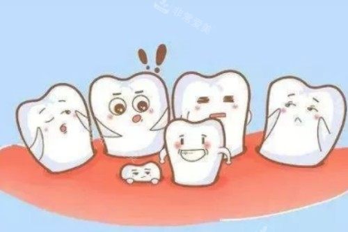 乳牙问题卡通图