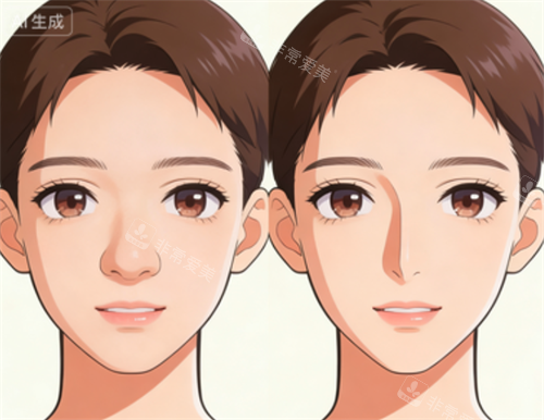 隆鼻手术前后对比 隆鼻手术前后对比