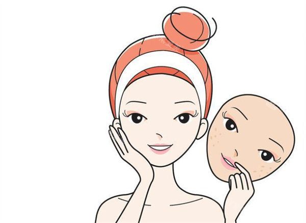 面部美白卡通图 面部美白卡通图