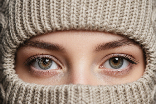 双眼皮局部图片