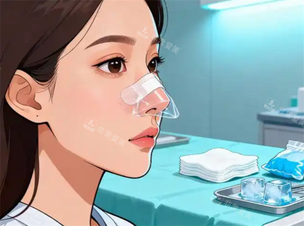 隆鼻手术卡通图 隆鼻手术卡通图