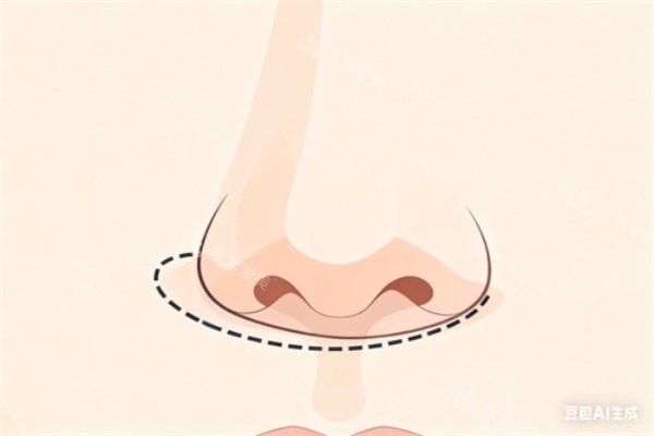 鼻翼缩小展示图