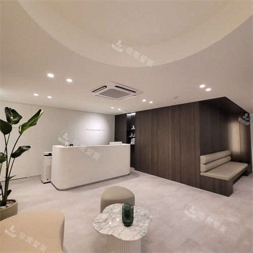 韩国清潭smin皮肤科前台环境