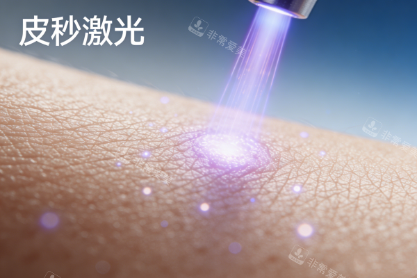 皮秒激光卡通图展示