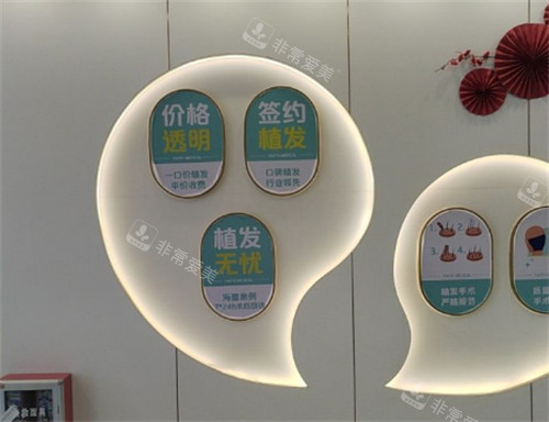 广州菲思植发医院简介墙