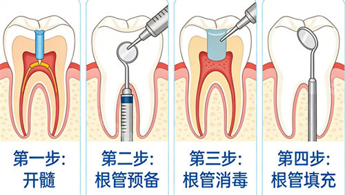 根管治疗过程展示照片