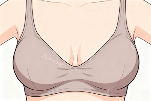 饱满好看胸部卡通图