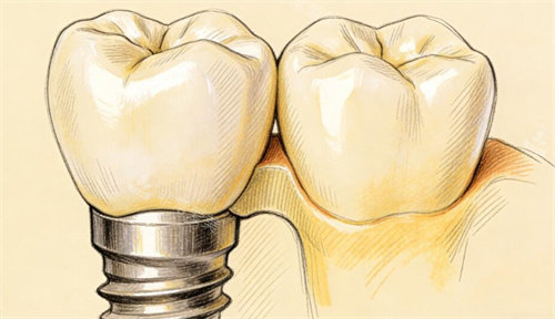 牙齿种植图展示照片