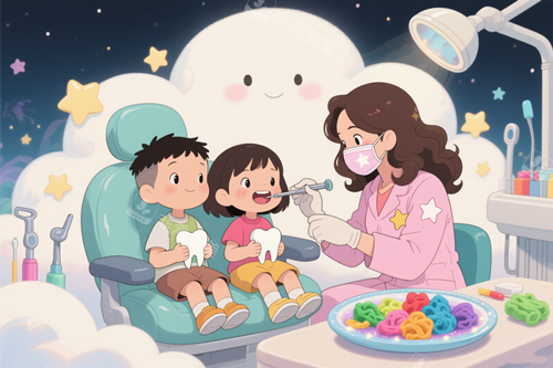 儿童补牙图片