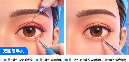 双眼皮手术过程解析