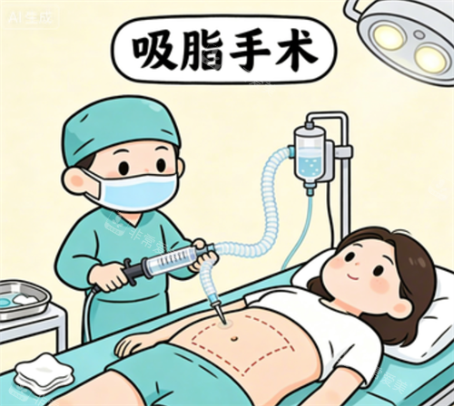 吸脂手术部位