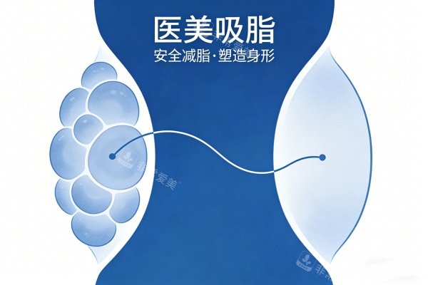 医美吸脂塑形卡通图展示