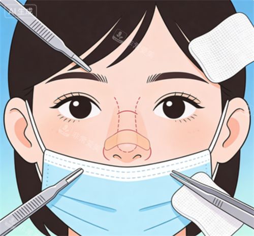 鼻修复手术图片