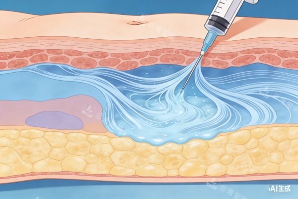 医美针剂注射美容卡通图展示