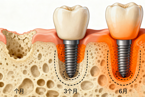 奥齿泰种植牙植入卡通图