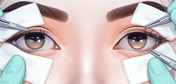 双眼皮手术过程