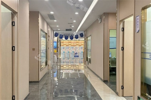 西安碧莲盛植发走廊图