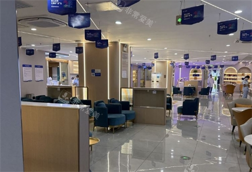 广州碧莲盛植发大厅环境图