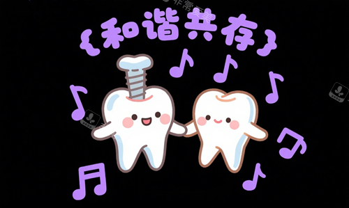 种植牙和原生牙共存