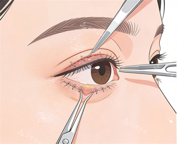 双眼皮手术操作图片 双眼皮手术操作图片
