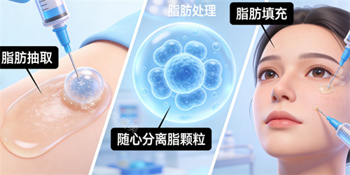 自体脂肪填充过程