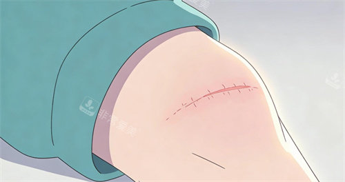 膝盖疤痕修复改善照片