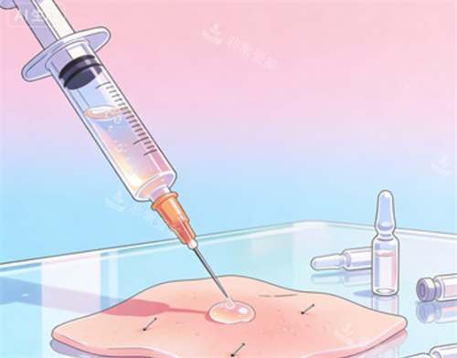 玻尿酸注射的样子