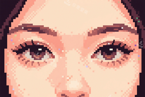 双眼皮像素画 双眼皮像素画