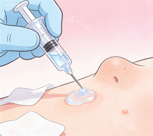 玻尿酸注射皮肤的过程