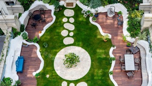 上海生命树整形室外休息区示意图