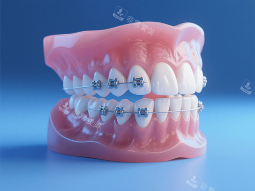 金属托槽矫正模型