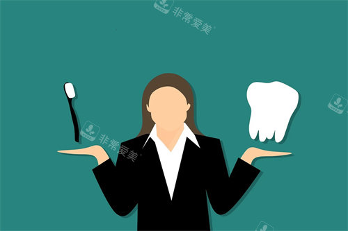 牙齿宣传图示