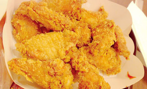 韓國美食炸雞展示圖