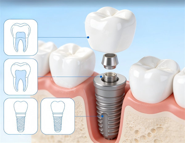 单颗种植牙动画图片展示
