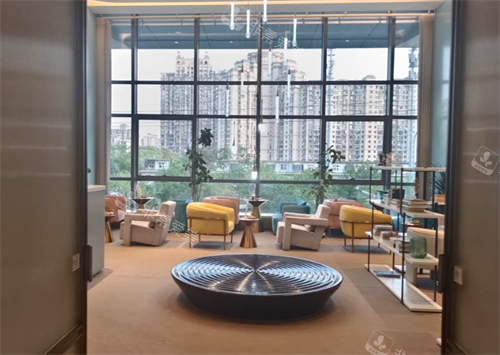 北京漾格医疗美容大厅休息区