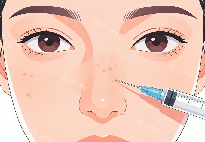 面部水光注射示意图