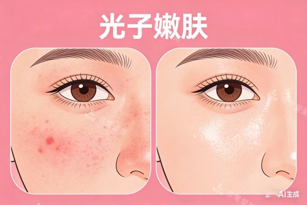 光子嫩肤祛痘卡通图一览