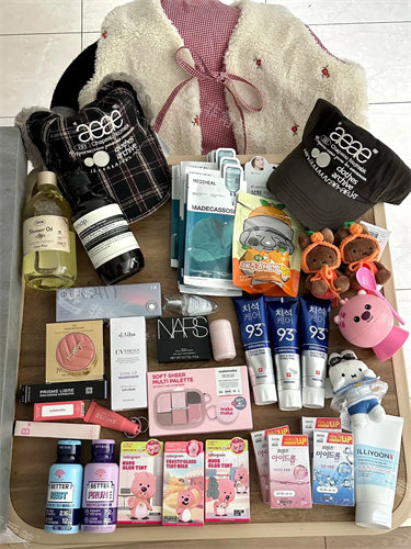 韩国购物物品展示