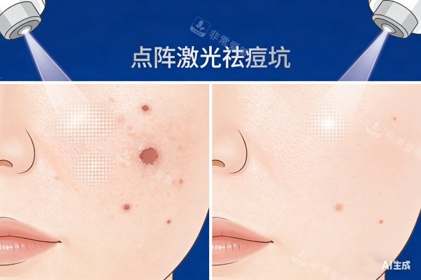 点阵激光祛痘坑