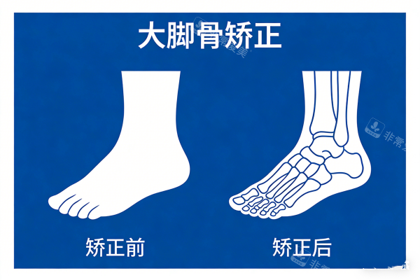 大脚骨矫正卡通图一览