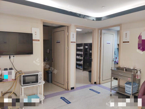 武汉美莱整形治疗室一角