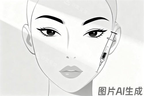 面部注射玻尿酸卡通图展示 面部注射玻尿酸卡通图展示